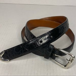 Ralph Lauren black American alligator size32